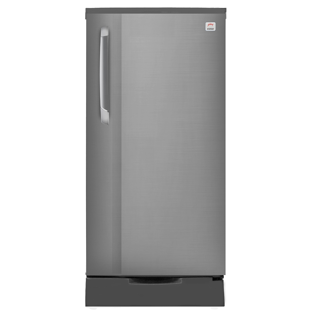 Godrej 190 Liter Single Door Refrigerator (RDEDGE 205A THF ST GR) model RDEDGE 205A THF ST GR front view - GharOne Nepal